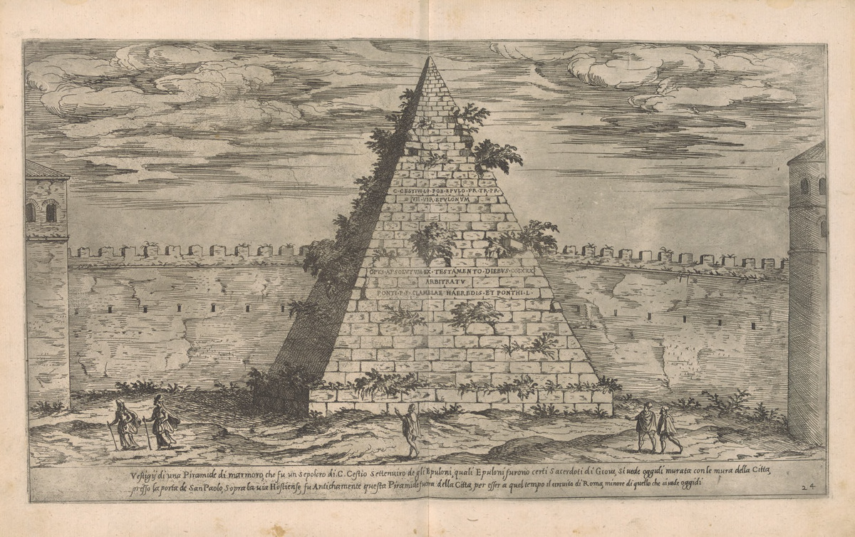 Southeastern side of the pyramid